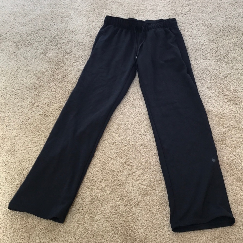 New! NIKE Size S Black fleece lined sweatpants